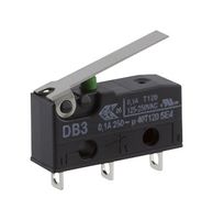 ZF DB3C-A1LB Microswitch, DP Series, SPDT, Roller Lever, Solder, 100 mA, 250 V RoHS Compliant: Yes