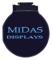 MIDAS DISPLAYS MCOT128128RV-BM DISPLAY, OLED, TAB, 128X128 PIXELS