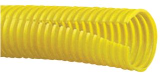 PANDUIT CLT75F-C4 Sleeving, Split Corrugated Loom, PE (Polyethylene), Yellow, 19.3 mm, 30.5 m, 100 ft