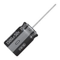 NICHICON UHW1E821MPD Electrolytic Capacitor, 820 µF, 25 V, ± 20%, Radial Leaded, 10000 hours @ 105°C, Polar