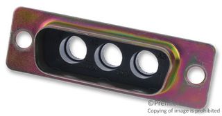 ITT CANNON DAM3W3P Combination Layout D Sub Connector, Combo D D*M Series, DA-3W3, Plug, 3 Contacts, 3 Power, Crimp