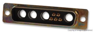 ITT CANNON DBMM9W4P Combination Layout D Sub Connector, 680M Series, DB-9W4, Plug, 9 Contacts, 5 Signal, 4 Power