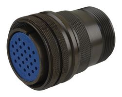AMPHENOL INDUSTRIAL 97-3106A-24-28S Circular Connector, 97 Series, MIL-DTL-5015 Series, Straight Plug, 24 Contacts, Solder Socket