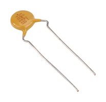 VISHAY S100K33SL0R63K7R Capacitor Cerámico de Disco, 10 pF, 3 kV, ± 10%, SL, 7.5 mm, Conexión Radial
