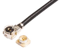 HIROSE / HRS UFL-2LPA-068Y2T-A-400 RF / Coaxial Cable Assembly, 18GHz, 15.74 ", 400 mm, 1.13mm, U.FL Right Angle Plug