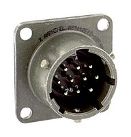 AMPHENOL INDUSTRIAL PT02E10-6P(027) Circular Connector, PT Series, MIL-DTL-26482 Series I, Box Mount Receptacle, 6 Contacts, Solder Pin