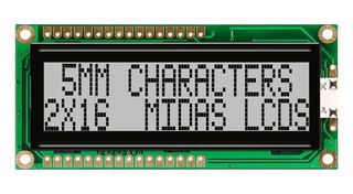 MIDAS DISPLAYS MC21605G6W-GPR-V2