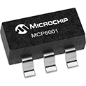 Amplificadores operacionales MCP6001T diseñados específicamente para aplicaciones de uso general