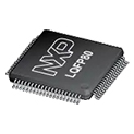 LQFP80, microprocesador con paquete plano cuádruple de bajo perfil y 80 terminales